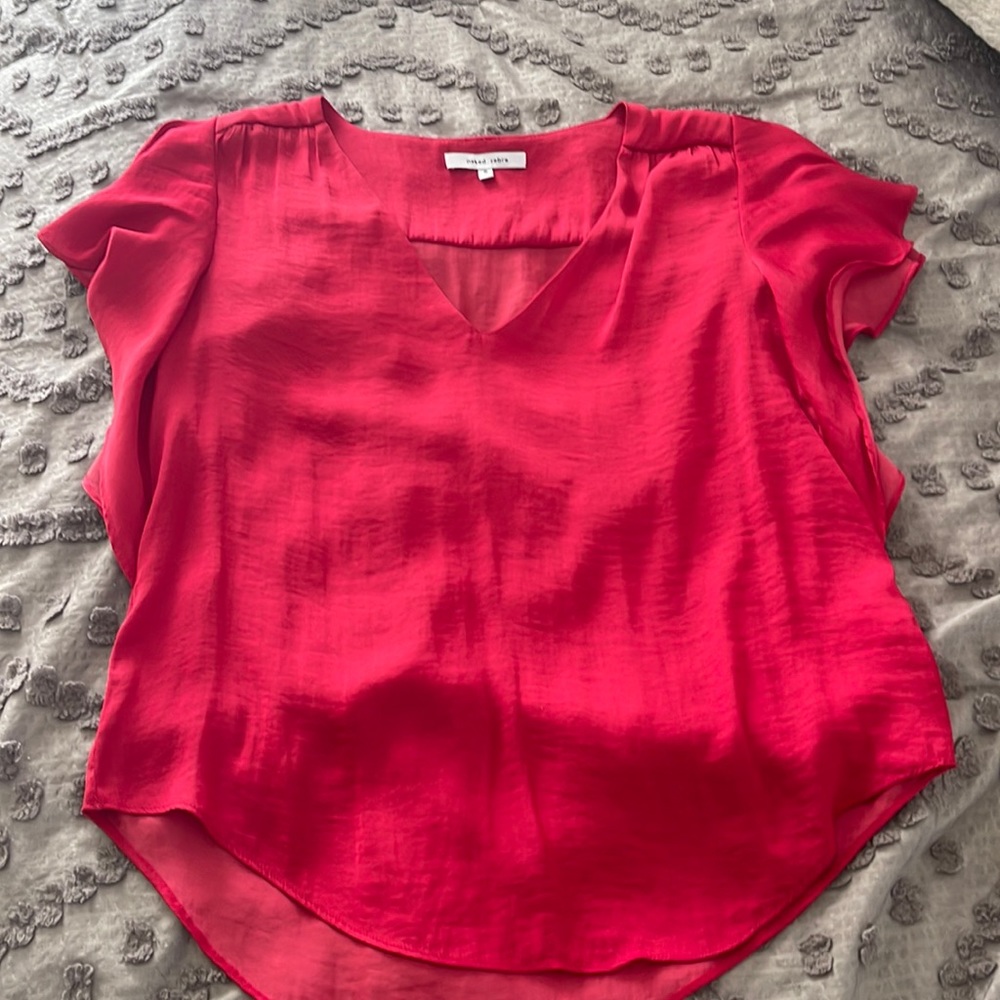Naked Zebra Red blouse